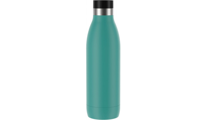 Emsa Bludrop Color insulated drinking bottle 0.7 liters, thermos bottle (petrol, stainless steel)