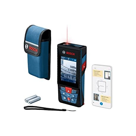 Bosch Laser rangefinder GLM 150-27 C Professional (blue/black, range 100m, red laser line)