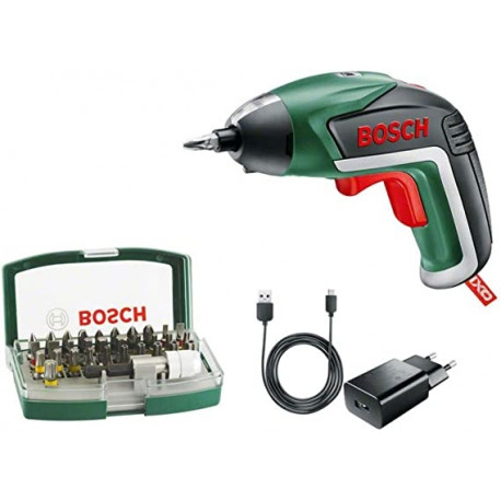 akukruvikeeraja IXO 5 32-osaline bitikomplekt Li-Ionen Akku 1,5Ah 3,6Volt, roheline/must