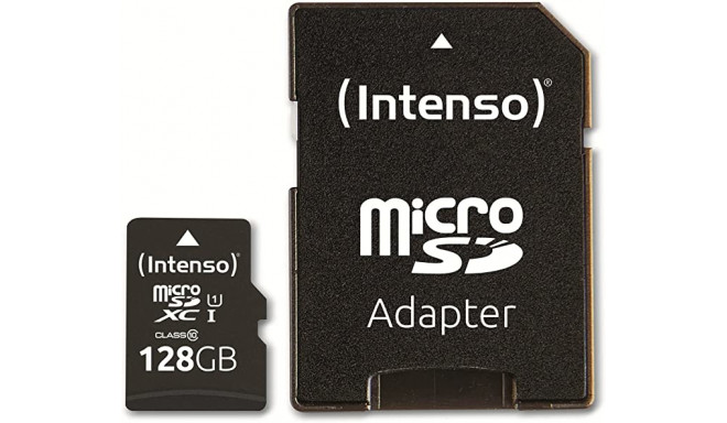 Intenso UHS-I Performance 128 GB microSDXC, memory card (black, UHS-I U1, Class 10)