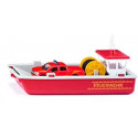 SIKU SUPER fire brigade work boat, toy vehicle (red/grey)