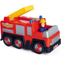 Simba Fireman Sam Jupiter with Sam Figure, Toy Vehicle (red/yellow)