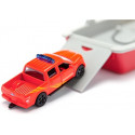 SIKU SUPER fire brigade work boat, toy vehicle (red/grey)