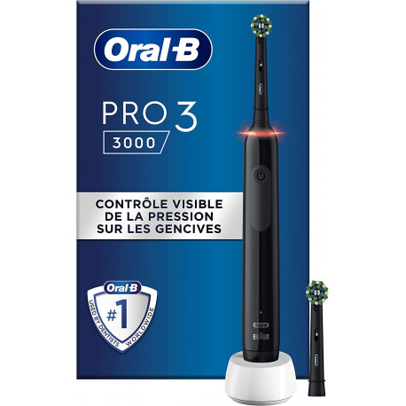 Oral-B elektriline hambahari Pro 3 3000 CrossAction, must