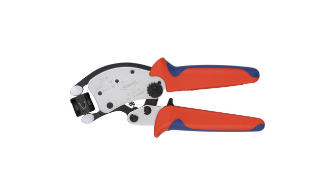 Knipex Self-adjusting crimping pliers Twistor T (red/blue, for ferrules)