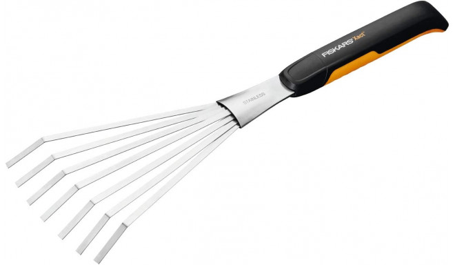 Fiskars Xact Hand Fan Rake (black/stainless steel)