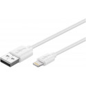 goobay Lightning - USB charging and synchronization cable (white, 50cm)