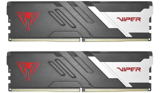 Patriot DDR5 - 32 GB -5600 - CL - 36 - Dual Kit, memory (black/white, PVV532G560C36K, Viper Venom)