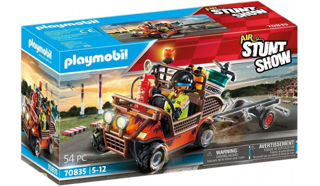 PLAYMOBIL 70835 Air Stunt Show Mobile Repair Service Construction Toy