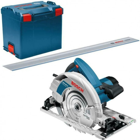 Handkreissäge GKS 85 G Professional (blau, 2.200 Watt, L-BOXX, Führungsschiene FSN 1400)