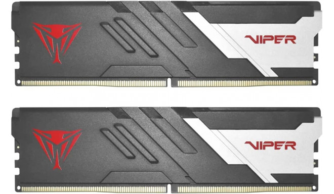 Patriot DDR5 16GB - 5200 - CL - 36 -Dual-Kit - DIMM - PVV516G520C36K, Viper Venom, black/white