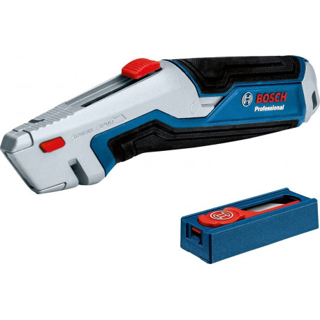 Universaalne nuga- ja terakomplekt 63x19mm, sinine/hall, sh 13 tera