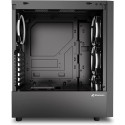 Sharkoon RGB WAVE, pc case (black, tempered glass side panel)