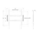 Multibrackets MB-1008 Universal Wallmount Fixed Medium up to 55" / 50kg