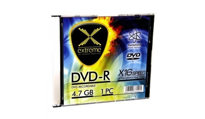 EXTREME 1168 - DVD-R [ slim jewel case 1 | 4.7GB | 16x ] - carton 200pcs