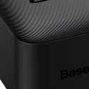 Baseus Bipow rychlonabíjecí powerbanka 30000mAh 20W černá (Overseas Edition) + USB-A - Micro USB kab