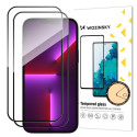 2ks Celoobrazovkové tvrzené sklo s rámečkem Friendly Wozinsky Full Glue iPhone 15 Pro Max – černý
