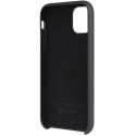 Audi silikonové pouzdro iPhone 11 / Xr 6,1" černo/černé pevné pouzdro AU-LSRIP11-Q3/D1-BK