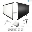 4World Projection screen with stand 159x90 (72'', 16:9) Matt White