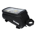 Bicycle holder / front beam bag with zipper WILDMAN ES3 1L 4"- 7"