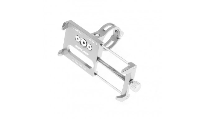 GUB bike holder for mobile phone G85 Aluminium silver