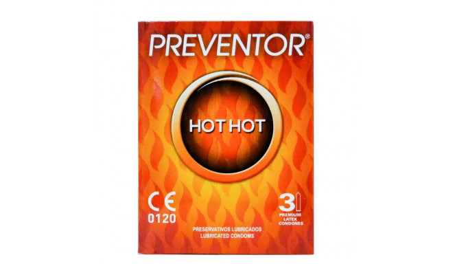 Prezerwatywy rozgrzewające Hot Hot 3szt. Preventor