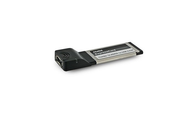 4World ExpressCard Controller Power eSATA Combo 1x eSATA 1x USB 2.0