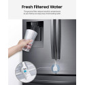 SAMSUNG External Water Filter for Side-by-Side and French Door Refrigerators (white, HAF-CIN/EXP)