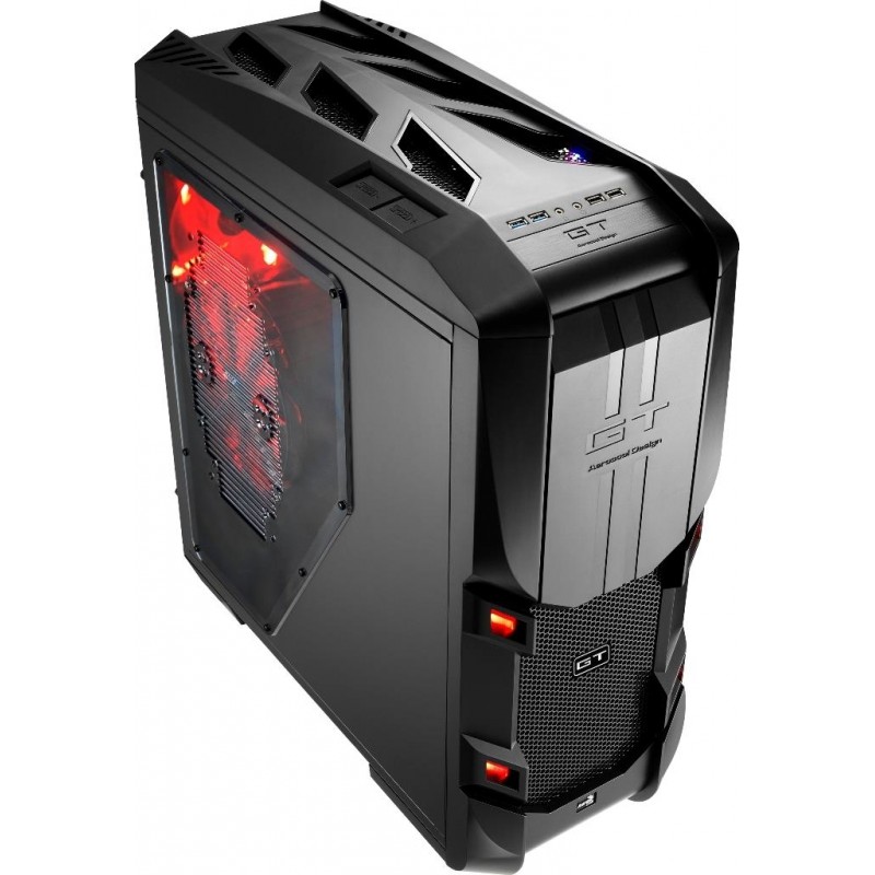 PC case without PSU Aerocool GT-S BLACK EDITION, USB 3.0 ...