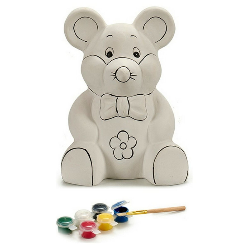 Paint Your Own Money Box White Ceramic Crafts Photopoint.lv