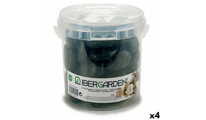 Dekoratīvie akmeņi Ibergarden 3BG Melns Liels 3 Kg (4 gb.)