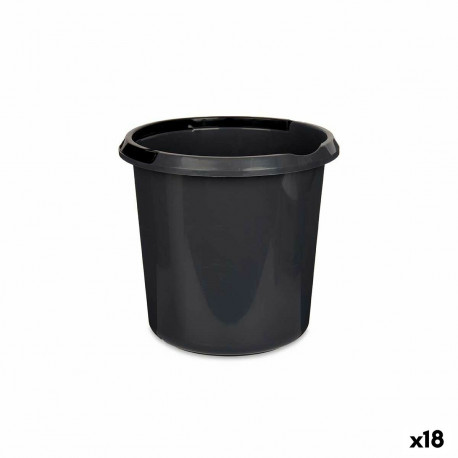 Bucket with Handle 1310-G 1310-G Grey Anthracite 10 L 30 x 28,5 x 30 cm (18 Units)