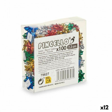 Cilpas Pincello 3 PVC 2,3 cm Spīdums Daudzkrāsains (12 gb.)