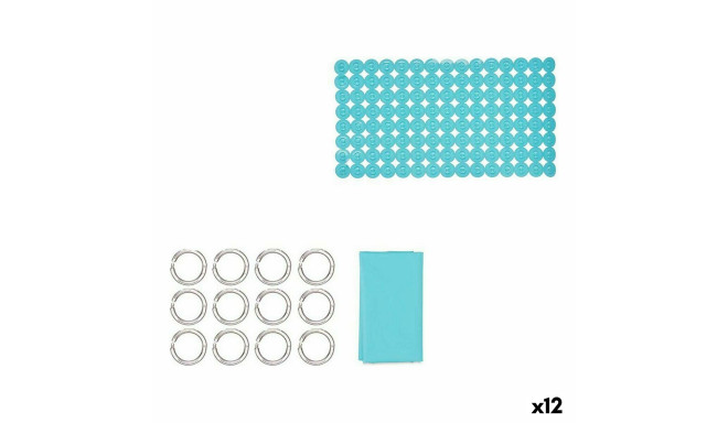 Bath Set Berilo CN-B6032A-BLUE CN-B6032A-BLUE Blue PVC Polyethylene EVA 28 x 42 x 6 cm (12 Units)