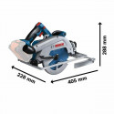 Циркулярная пила BOSCH GKS 18V-68 GC PROFESSIONAL 1800 W 18 V