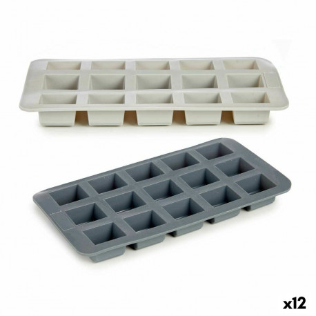Baking Mould Kinvara HH528 HH528 20,7 x 2 x 11 cm Chocolates (12 Units)
