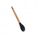 Spoon Black Silicone beech wood 6 x 1,8 x 30,5 cm (48 Units)