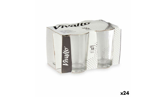Glass Vivalto RYG2047 Transparent Glass 140 ml Coffee (24 Units)