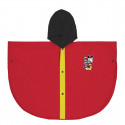 Waterproof Poncho with Hood Mickey Mouse Red (5-6 Years)