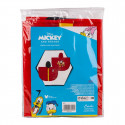 Waterproof Poncho with Hood Mickey Mouse Red (5-6 Years)