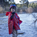 Waterproof Poncho with Hood Spiderman Red (3-4 Years)