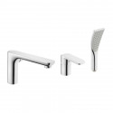 3- HOLE BATH TUB MIXER SIROS CHROME