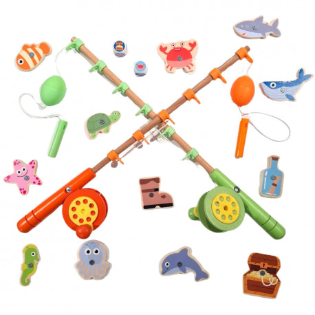 Gerardo's Toys puidust kalapüügimäng