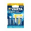 Alkaline Batteries VARTA R3 (AAA) 4pcs High Energy