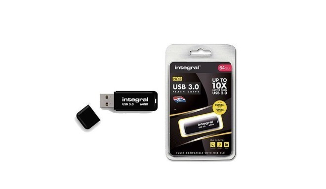 Integral flash drive 64GB Noir USB 3.0