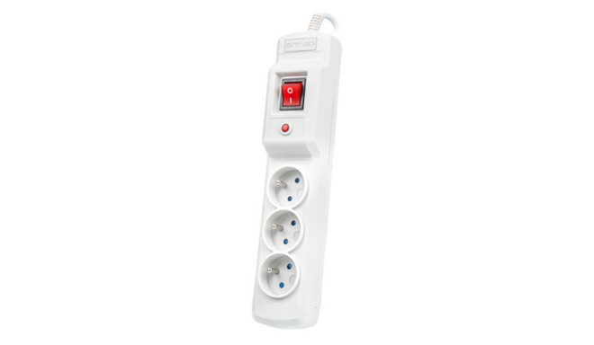 SURGE PROTECTOR ARMAC MULTI M3 3M 3X FRENCH OUTLETS GREY