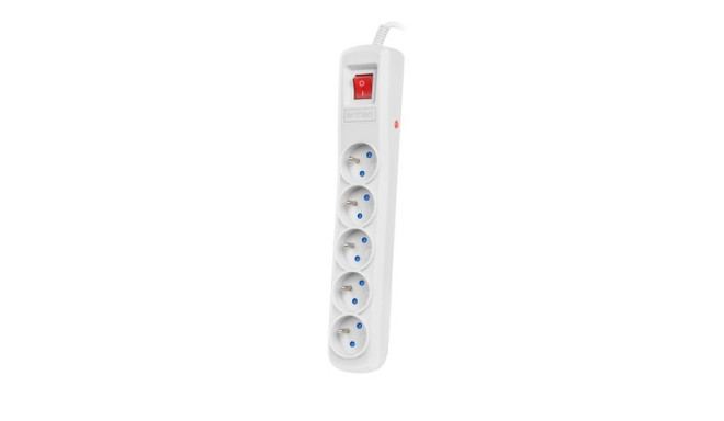 SURGE PROTECTOR ARMAC R5 3M 5X FRENCH OUTLETS 10A GREY