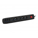 SURGE PROTECTOR ARMAC R8 3M 5X FRENCH OUTLETS 3X EUROPLUG OUTLETS BLACK