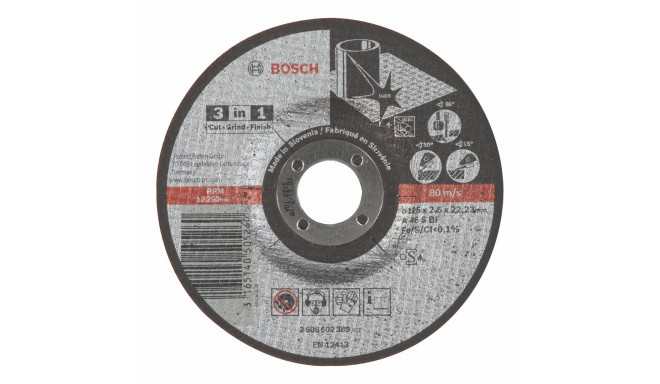 Bosch Cutting disc 3in1 125mm