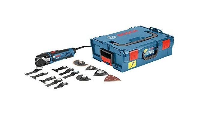 Bosch Multi-Cutter GOP 40-30 Professional - blue / black - L-BOXX 136 - 400 Watt - incl. Accessories